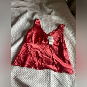NWT ANNE KLEIN SILK TOP